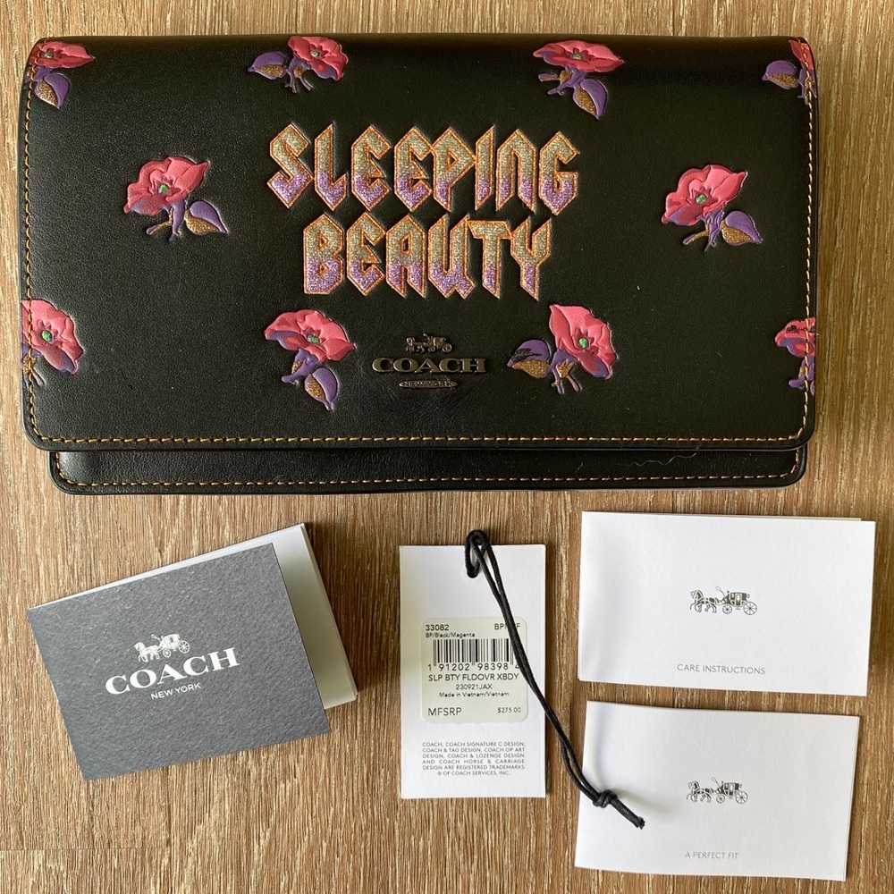 Coach Disney Sleeping Beauty Fantasy Crossbody Bag